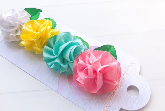 Barrette Clips &amp; Hair Bow Set